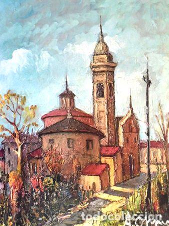 Medaglie tematiche: reproduccion italianapaisaje capilla 50x70 oppici