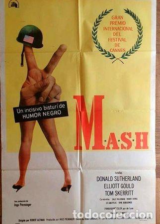 Medaglie tematiche: antiguo afiche poster original de cine mash