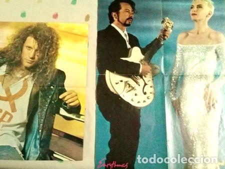 Medaglie tematiche: 2x1 posters bon jovi eurythmics annie lennox 80s
