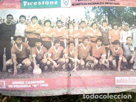 Medaglie tematiche: posters de muniz campeon 1986 primera d