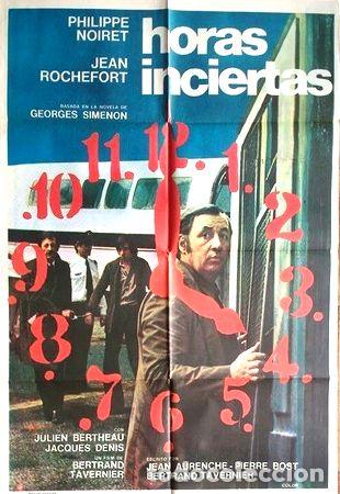 Medaglie tematiche: antiguo afiche poster original de cine horas inciertas