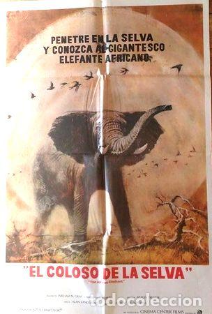 Medallas tem&aacute;ticas: antiguo afiche poster original cine el coloso de la selva