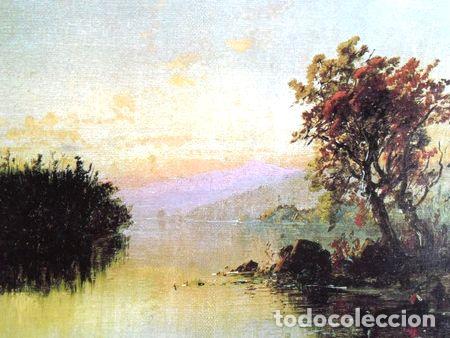 M&eacute;dailles th&eacute;matiques: reproduccion italiana lago the pond 50x70 jack