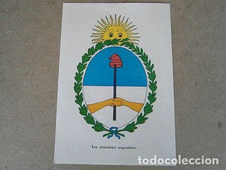 M&eacute;dailles th&eacute;matiques: lamina les armoiries argentines 1955