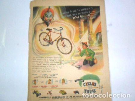 M&eacute;dailles th&eacute;matiques: antigua lamina publicidad cyclus veloz rodado bellotti hnos
