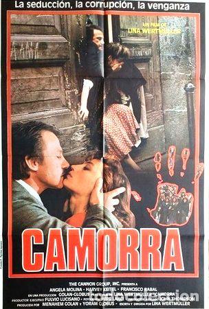 M&eacute;dailles th&eacute;matiques: antiguo afiche poster original de cine camorra
