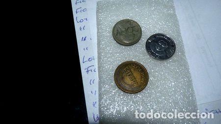 Medallas tem&aacute;ticas: fichas lote de tres raras