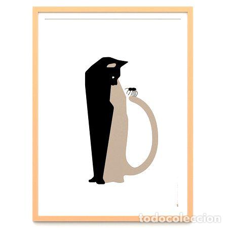 Medallas tem&aacute;ticas: lamina serigrafica a benificio gatita aranita