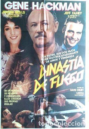 Medallas tem&aacute;ticas: antiguo afiche poster original de cine dinastia de fuego