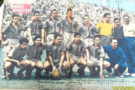 Medalhas tem&aacute;ticas: antigua lamina central mundo deportivo platense b 1956