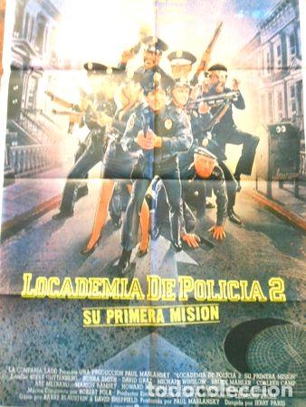 Medalhas tem&aacute;ticas: afiche de cine locademia de policia 2 cod173