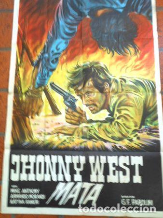 Medalhas tem&aacute;ticas: afiche de cine jhonny west mata n59
