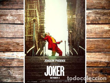 M&eacute;dailles th&eacute;matiques: poster pelicula the joker el guason 47x32cm 200grms