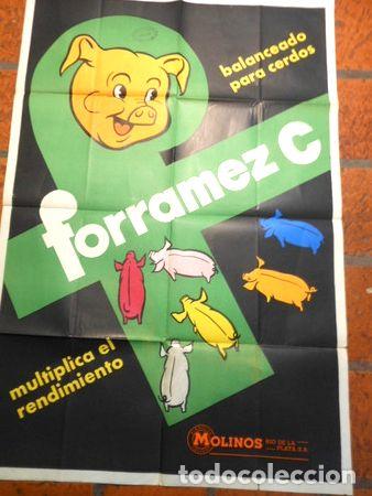 M&eacute;dailles th&eacute;matiques: afiche publicitario forramez c cod 288 ano 1954