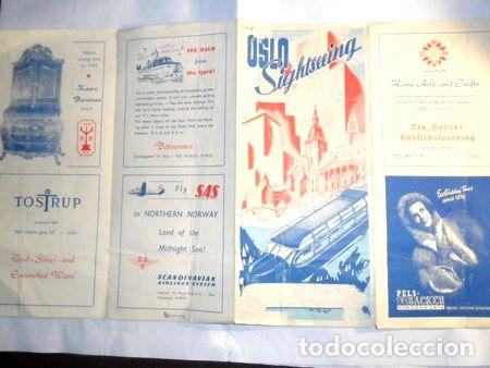 Medallas tem&aacute;ticas: oslo sightseeing mapa plano sas scandinavian airlines system