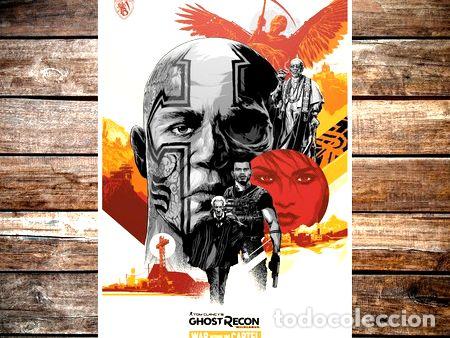 Medallas tem&aacute;ticas: poster juego tom clancys ghost recon wildlands 47x32cm