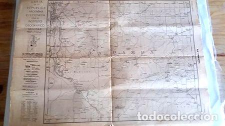 Thematische Medaillen: mapa instgeogmilitar diario la prensa 13 octubre 1932