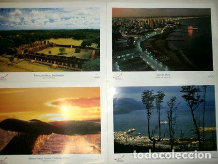 Thematische Medaillen: lote l4 10 laminas turismo argentina mercosur posters paisaj
