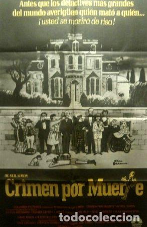 Thematische Medaillen: crimen por muerte afiche original de la pelicula