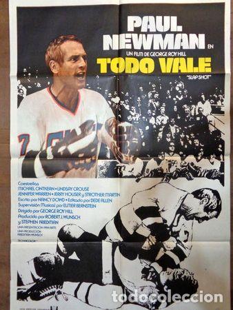 Thematische Medaillen: antiguo afiche poster original d cine todo vale
