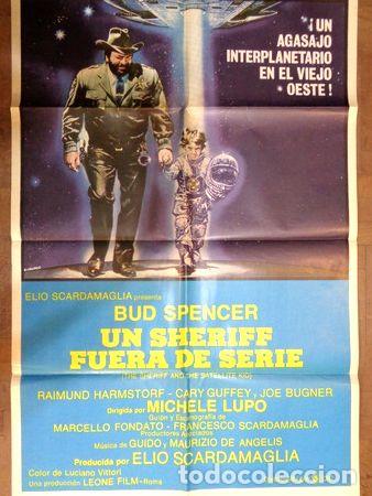 Medalhas tem&aacute;ticas: antiguo afiche original d cine un sheriff fuera de serie