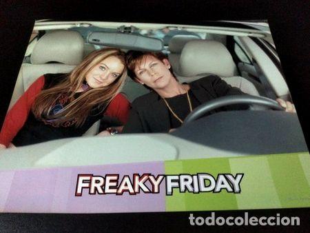 Medalhas tem&aacute;ticas: 4 afiches carton freaky friday lindsay lohan 36 x 29
