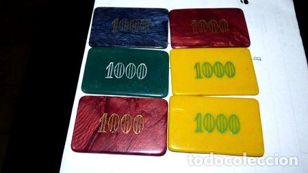 Medalhas tem&aacute;ticas: fichas lote de seis oprovi