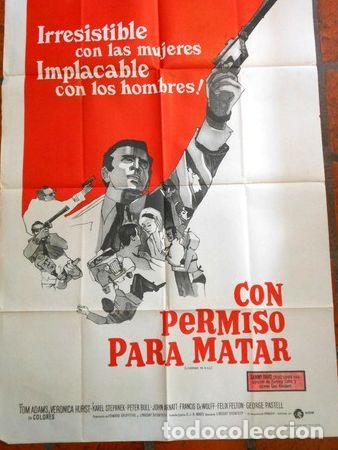 Medalhas tem&aacute;ticas: afiche de pelicula con permiso para matar
