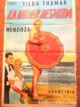 Medalhas tem&aacute;ticas: afiche de cine la mujer desnuda n3