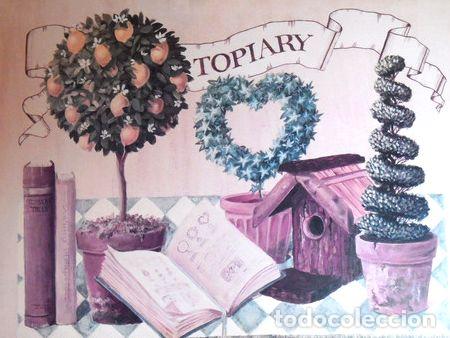 Medalhas tem&aacute;ticas: lamina topiary 40x50cm