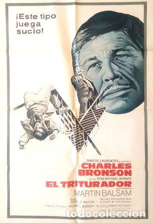 Medalhas tem&aacute;ticas: antiguo afiche poster original cine el triturador bronson