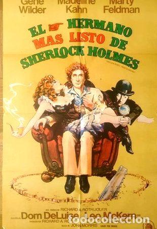 Medalhas tem&aacute;ticas: antiguo afiche original el hermano mas listo de sherlock