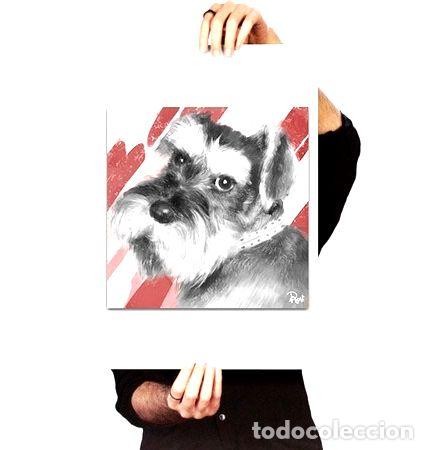 Medalhas tem&aacute;ticas: regalo original retrato de tu mascota poster a3