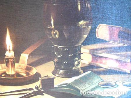 M&eacute;dailles th&eacute;matiques: reproduccion italianastill life claesz 50x40