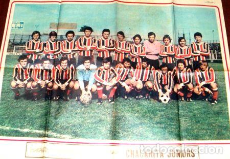 M&eacute;dailles th&eacute;matiques: chacarita jrs antiguo poster ano 1971 la prensa