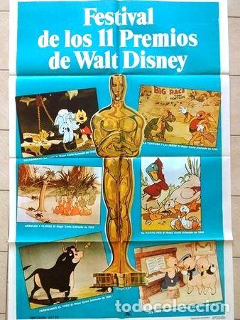 M&eacute;dailles th&eacute;matiques: antiguo afiche original cine festival de los premios disney