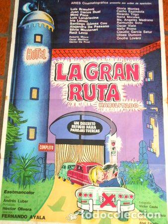 M&eacute;dailles th&eacute;matiques: afiche de cine hotel la gran ruta habilitado