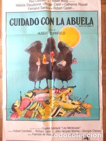 M&eacute;dailles th&eacute;matiques: antiguo afiche poster original cine cuidado con la abuela