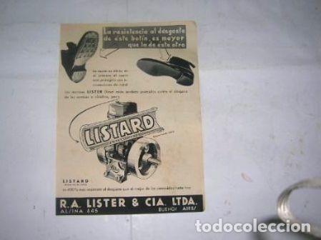 Thematische Medaillen: lister listard patente van der horst motor publicidad 1938