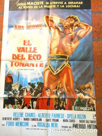 Thematische Medaillen: afiche de cine el valle del eco tonante cod 161