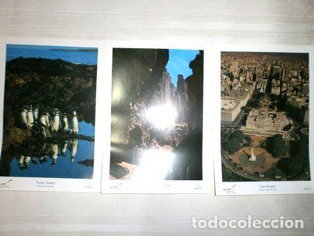 Thematische Medaillen: lote l1 10 laminas turismo argentina mercosur paisajes fotos