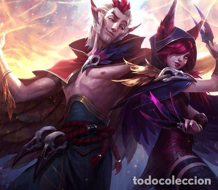 Thematische Medaillen: poster league of legends rakan y xaya 70x27cm