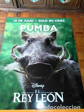 Thematische Medaillen: poster original de cartelera de pumba del rey leon