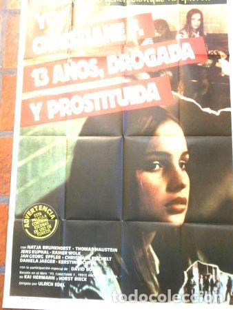 Thematische Medaillen: afiche de cine yo christiane f 13 anos drogada y prostitu