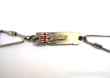 Thematische Medaillen: antiguo llavero doble inscripcion derico