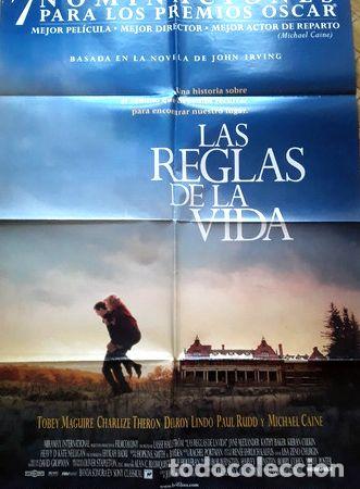 Thematische Medaillen: afiche cine las reglas de la vida michael caine 7 n oscars