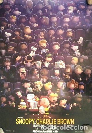 Medallas tem&aacute;ticas: afiche the peanuts movie snoopy charlie brown original cine
