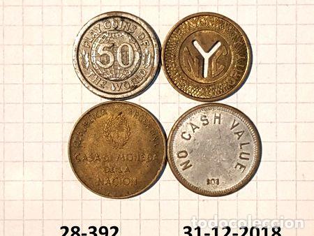 Medalhas tem&aacute;ticas: ficha lote por 4 diferentes