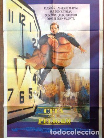 Medaglie tematiche: antiguo afiche poster original de cine cita con el peligro