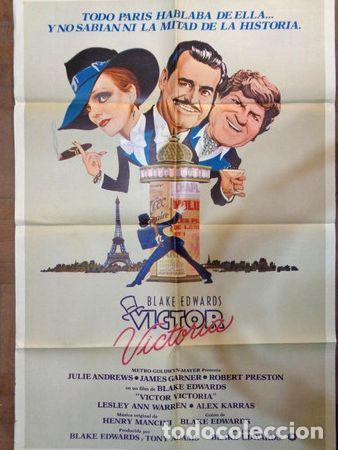 Medaglie tematiche: antiguo afiche poster original d cine victor victoria